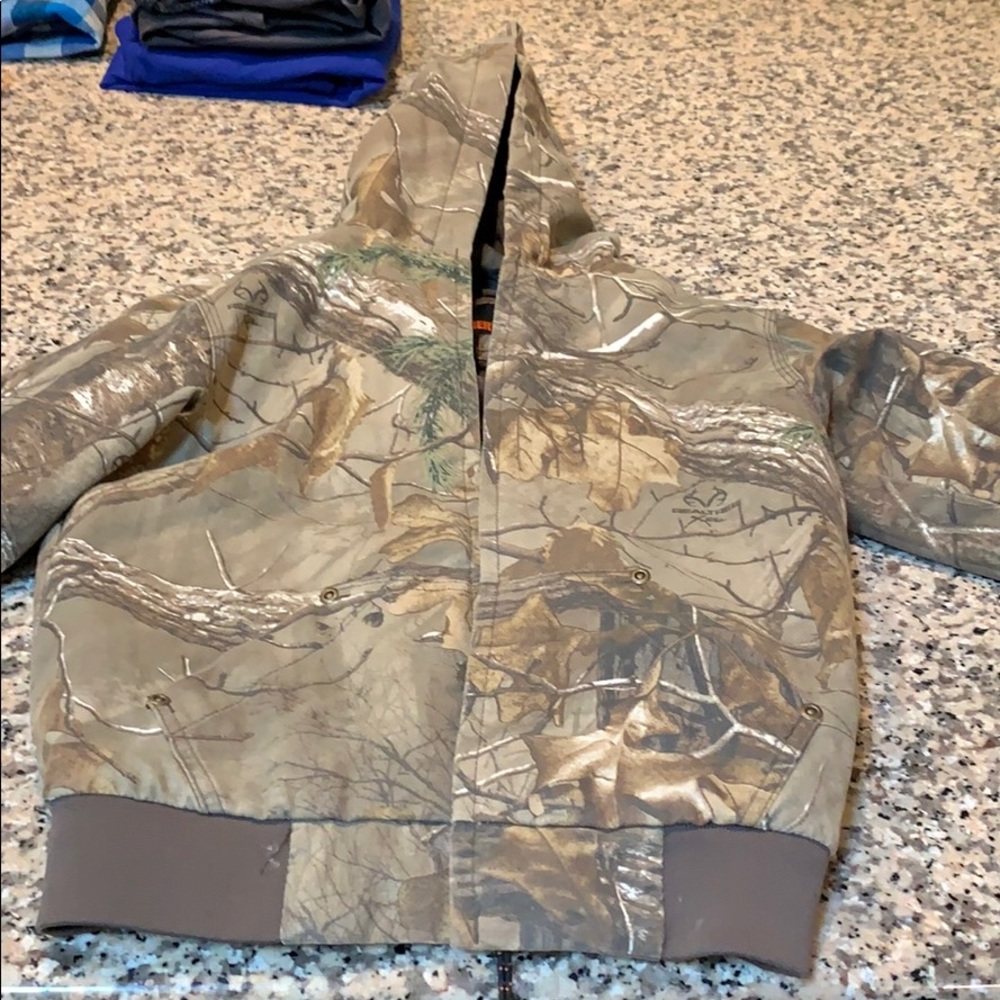 BOYS GAMEWINNER CAMO JACKET SIZE S